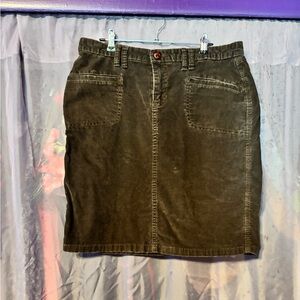 Old Navy Stretch Brown Corduroy miniskirt